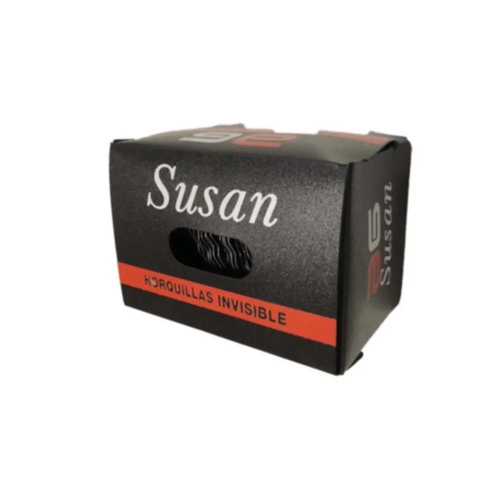 Asuer Horquilla Invisible Negro Susan 500uds